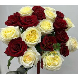 Букет из 21 розы № 044